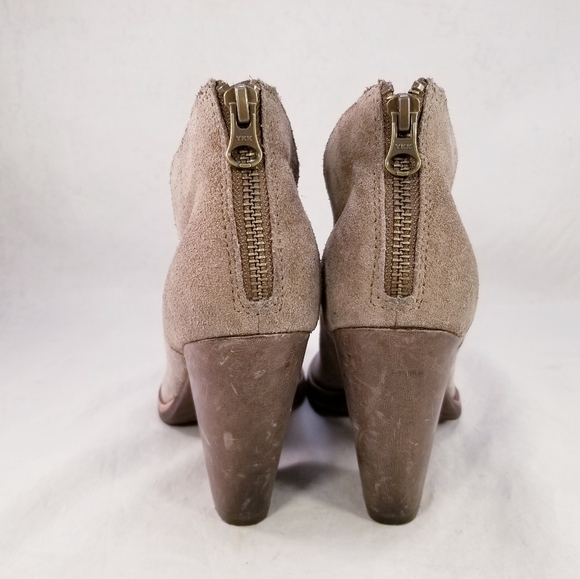 KORK-EASE WOMEN ANKLE  BROWN BOOTS BACK ZIPPER SIZE 6.5 M - Picture 8 of 10